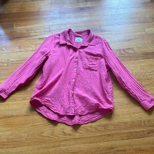 Rails 100% Organic Cotton Button Down Long Sleeve Shirt